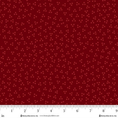 Tecido Henry Glass Pennyberry Farm Kim Diehl 2012-88 Red