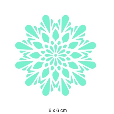 STENCIL LITOARTE 10X10CM ST-X-385