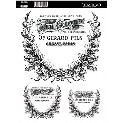 Transfer TEXTIL "Joy of Life" 21x30cm CADENCE Ref.: JLFT11