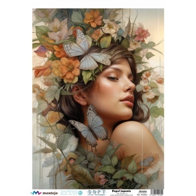 Papel de Arroz Soft 30x41cm  SPA 5842