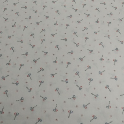 Tecido BabyBoom Sons 9529.101 Branco