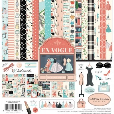 ALBUM SCRAP 12F.30,5X30,5CM CARTA BELLA CBEV103016