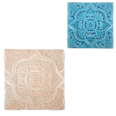 Azulejo chacota 9x9cm  4634