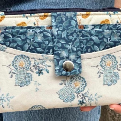 Workshop com a Cláudia da Riera ALTA "clutch", porta moedas