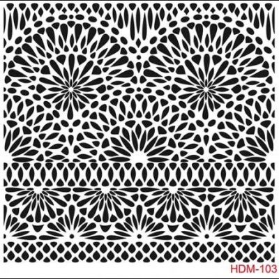 Stencil CADENCE 25X25cm HDM103