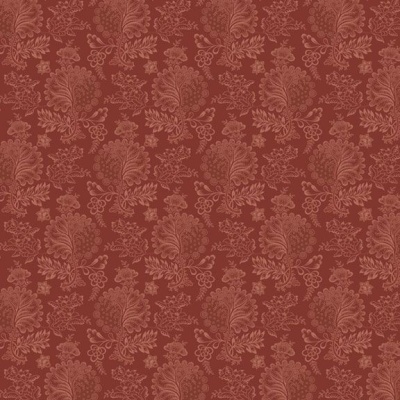 Tecido "EVELYN'S HOPE CHEST" FUNKY LEAF R101079D  RED