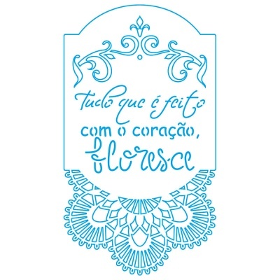 STENCIL LITOARTE 14X25CM STR-176