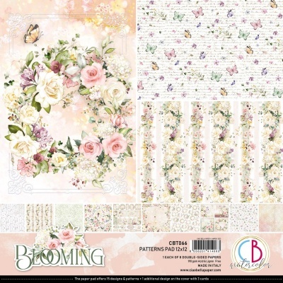Bloco scrapbooking Blooming Patterns Pad 12x12 8/Pkg CIAO BELLA Referencia: CBT066