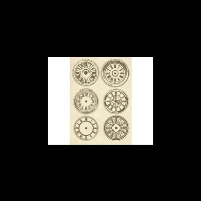 WOODEN SHAPES STAMPERIA A3 CLOCKS KLSP066