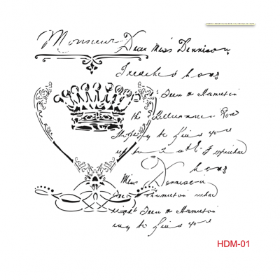 STENCIL CADENCE 25x25CM HDM01