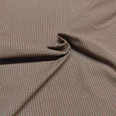 TECIDO HOMESPUN COTTON H351 Creme/Preto/Vermelho