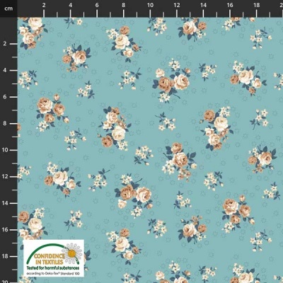 Tecido Stof "MOLLY ROSES" 4501 791 T1551