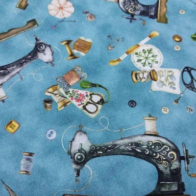 Tecido R.K. "Make it sew"  RK22702