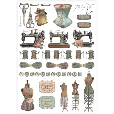 Papel arroz A4 - sewing accessories  DFSA 4908