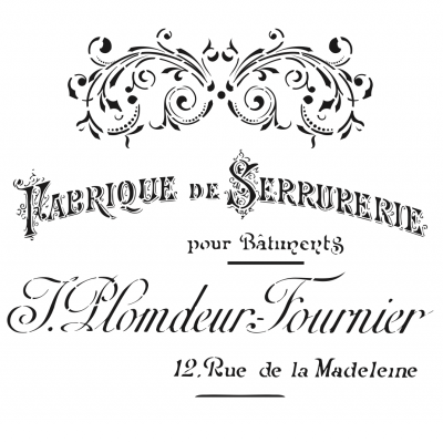 STENCIL CADENCE 45X45CM HD38