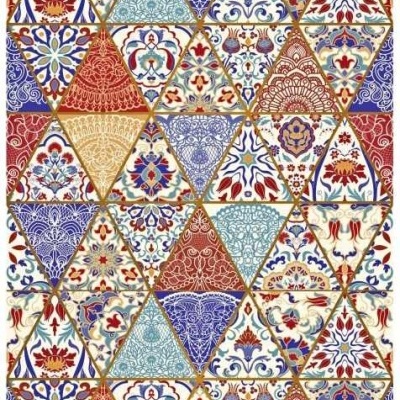 Papel de Arroz TRADITIONAL TRIÁNGULO CADENCE  PA 707