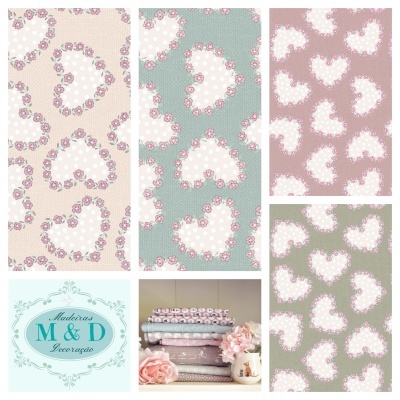 TECIDO "LOVE FAMILY" BY VÉRONIQUE REQUENA 56004