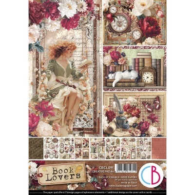 Bloco scrapbooking Ciao Bella BOOK LOVER A4 CBCL091