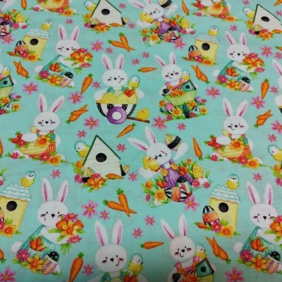 Tecido Henry Glass "Easter Fun" 2575 76