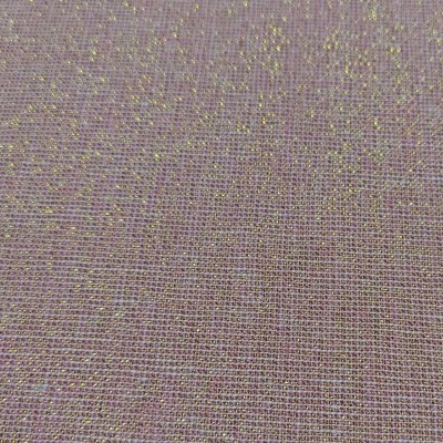 Tecido RK Essex Yarn Dyed Metallic Rose