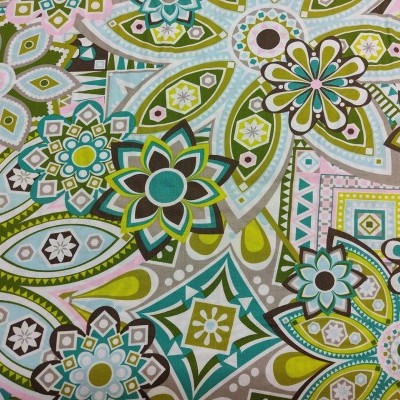 TECIDO FREE SPIRIT FLORES N21 PWJM081