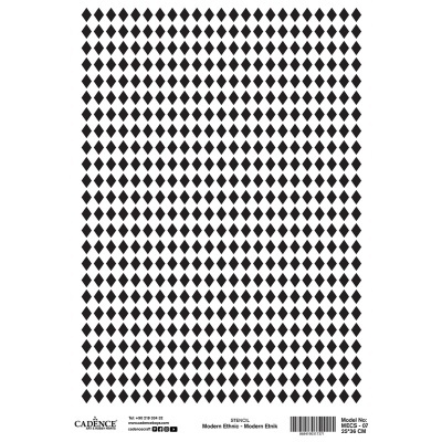 Stencil MODERN ETHNIC 25x36cm  CADENCE  MECS07