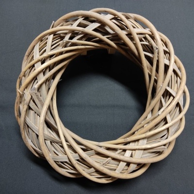 Coroa Salgueiro 25x6cm Cinzenta