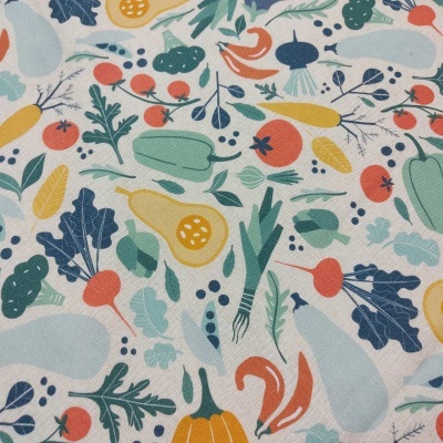 Tecido Half Panama "Legumes" T1500