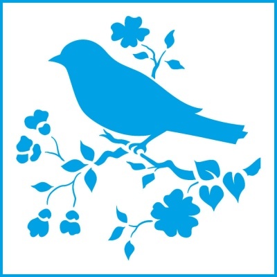 STENCIL LITOARTE 10X10CM ST-X-172