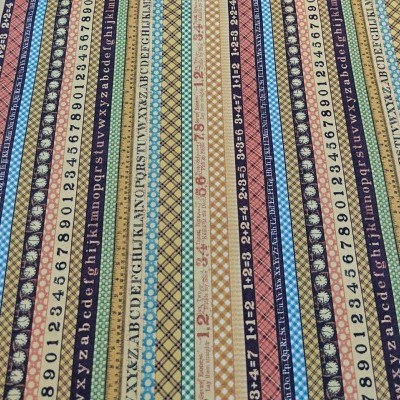 TECIDO GRAPHIC 45 ABC B31