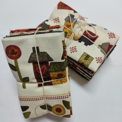 Conj. 9 FQ H.G.& CO. "HOME SWEET HOME" BY DEBBIE BUSBY 240427