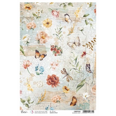 Papel de arroz A4 Piuma Blossoms Dance Marca: CIAO BELLA Referencia: CBRP302