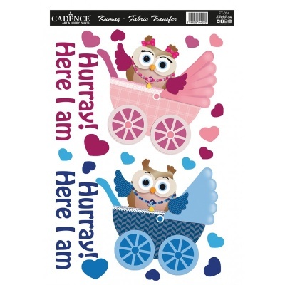 Transfer para TECIDOS 25x35cm FT-024