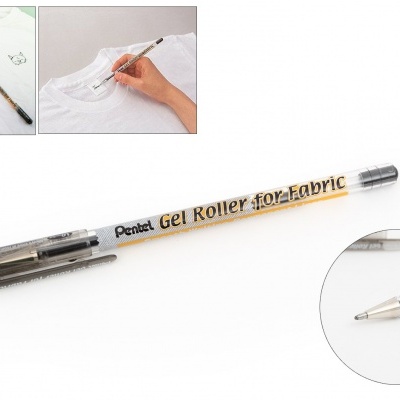 CANETA GEL PRETO PARA TECIDO