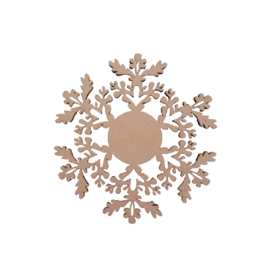 Base de copo Floco de neve mod.2 98435.1