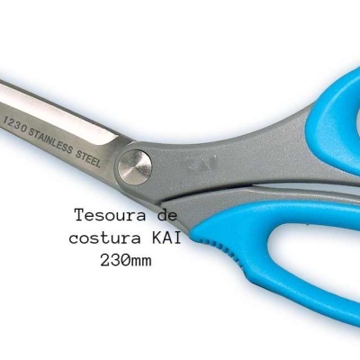 Tesoura de costura KAI 230mm 9"  1230