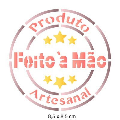 STENCIL LITOARTE 10X10CM ST-X-368