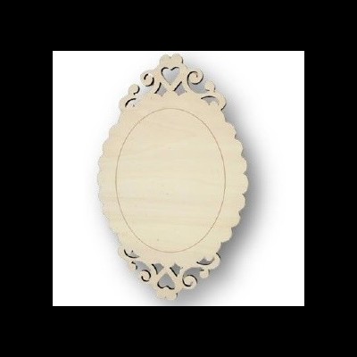 Placa Oval 26x15cm 98116.F26
