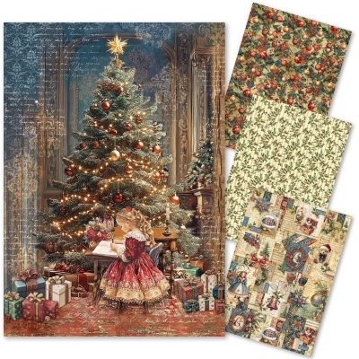 Conjunto 4 papeis de arroz A4 MIXED 4/Pkg Toy Shop CIAO BELLA CBRA005