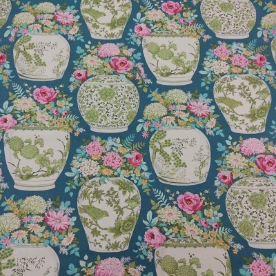 TILDA Chic Escape 100443 T1500 Flowervase PETROL