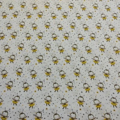 TECIDO FABRICART Abelha bailarina T1300