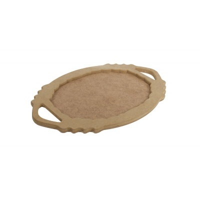 Bandeja Oval mdf CADENCE 51x34x1.5cm 650071