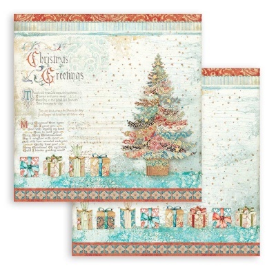 Bloco Scrapbooking 10 folhas 30,5x30,5 (12"x12") - Christmas Greetings  SBBL137