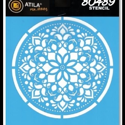 Stencil Mandala mod.12 - 30x30cm 80489