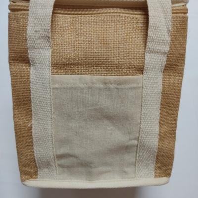 Lancheira/saco térmico 23x20x15cm c/bolso e alças 36029