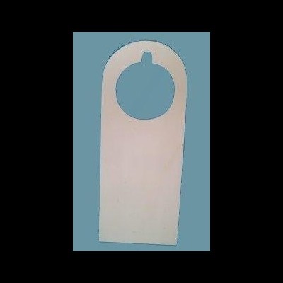 Placa de porta em chopo fechada (24cm) 186.2