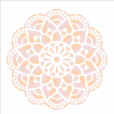 STENCIL OPA 14×14 FLOR DE LOTUS 2696