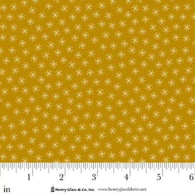 Tecido Henry Glass Pennyberry Farm Kim Diehl 2019-44 Yellow