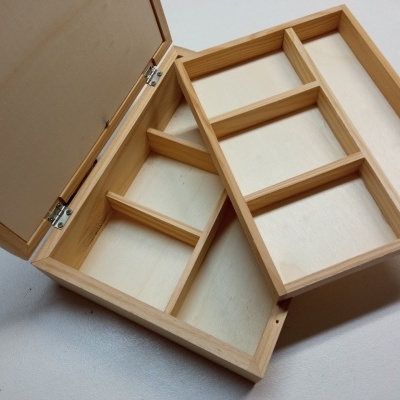 Caixa PINHO maciço c/2tab.265x205x100 251509230