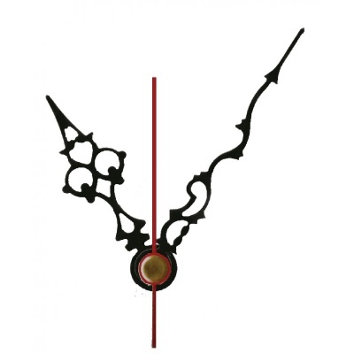 Conjunto 3 agulhas trabalhadas p/mecanismo de relógio 29856